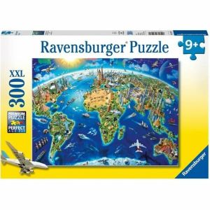 Puzzle Ravensburger - Karta svjetskih spomenika