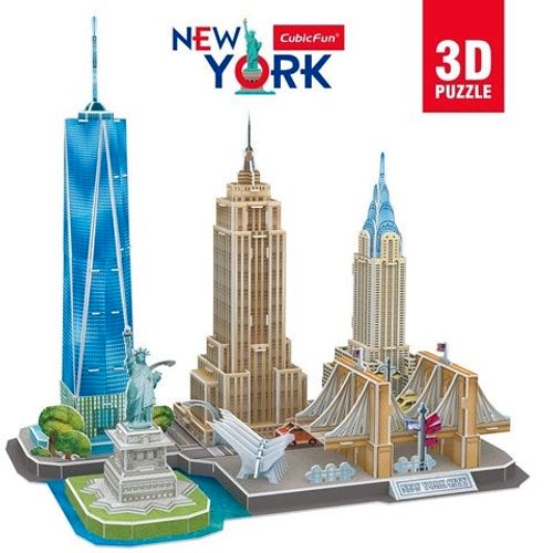 Cubicfun 3D puzle City Line New York slika 2