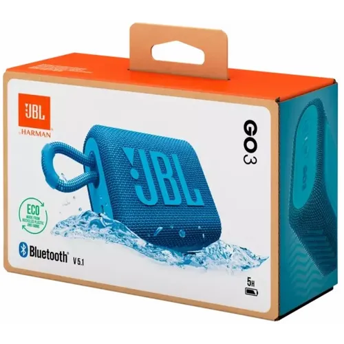 JBL GO 3 ECO BLUE prenosni bluetooth zvučnik slika 6