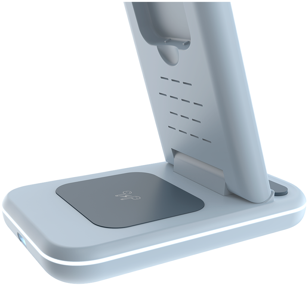 CANYON wireless charger WS-304 15W 3in1 Blue slika 8