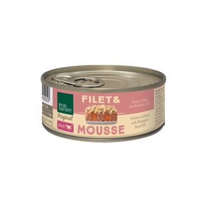 Real Nature Cat Filet&amp;Mousse piletina i govedina 85 g