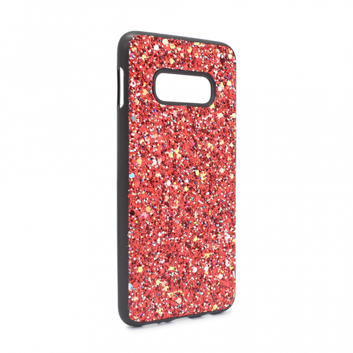 Maska Glitter za Samsung G970 S10e crvena slika 1