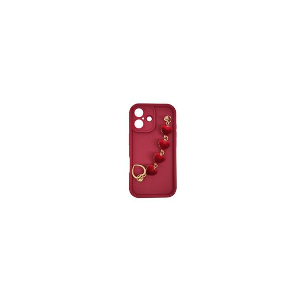 MM TPU IPHONE 16 - SILICONE CANDY WRIST STRAP R Heart slika 2
