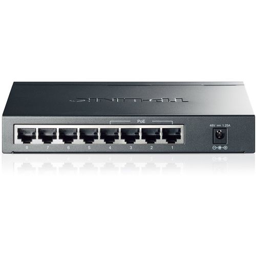 Switch TP-LINK 8-Port Gigabit Desktop PoE Switch, 8 10/100/1000Mbps RJ45 ports including 4 PoE ports, steel case slika 2