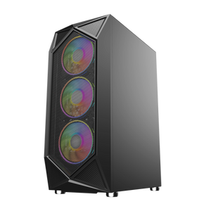 Kuciste Raidmax Hydra window/black, 4x 120mm RGB/800W/RH800RGB