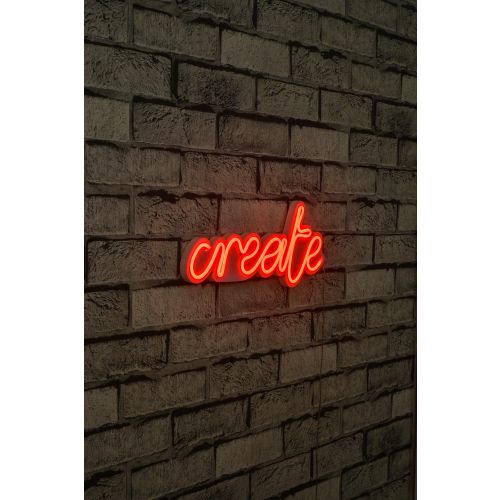 Wallity Ukrasna plastična LED rasvjeta, Create - Red slika 1