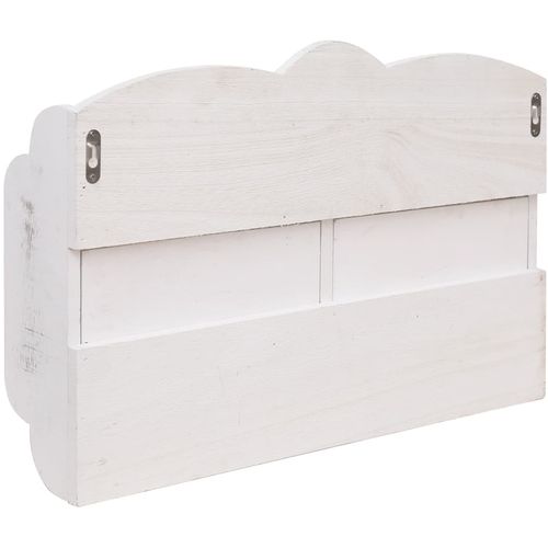 284239 Wall Mounted Coat Rack White 50x10x34 cm Wood slika 35