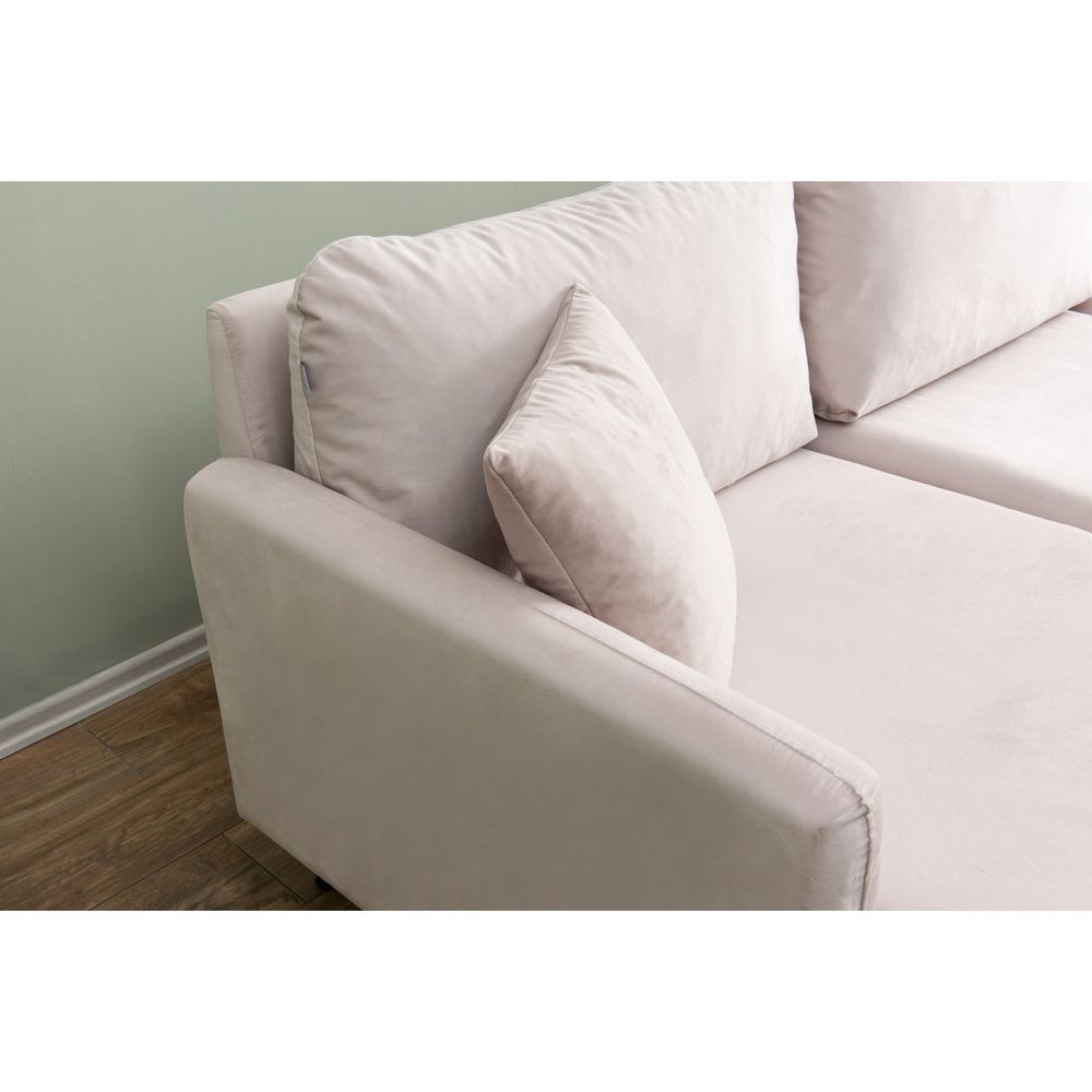 Reya - Ecru Ugaona Sofa slika 4