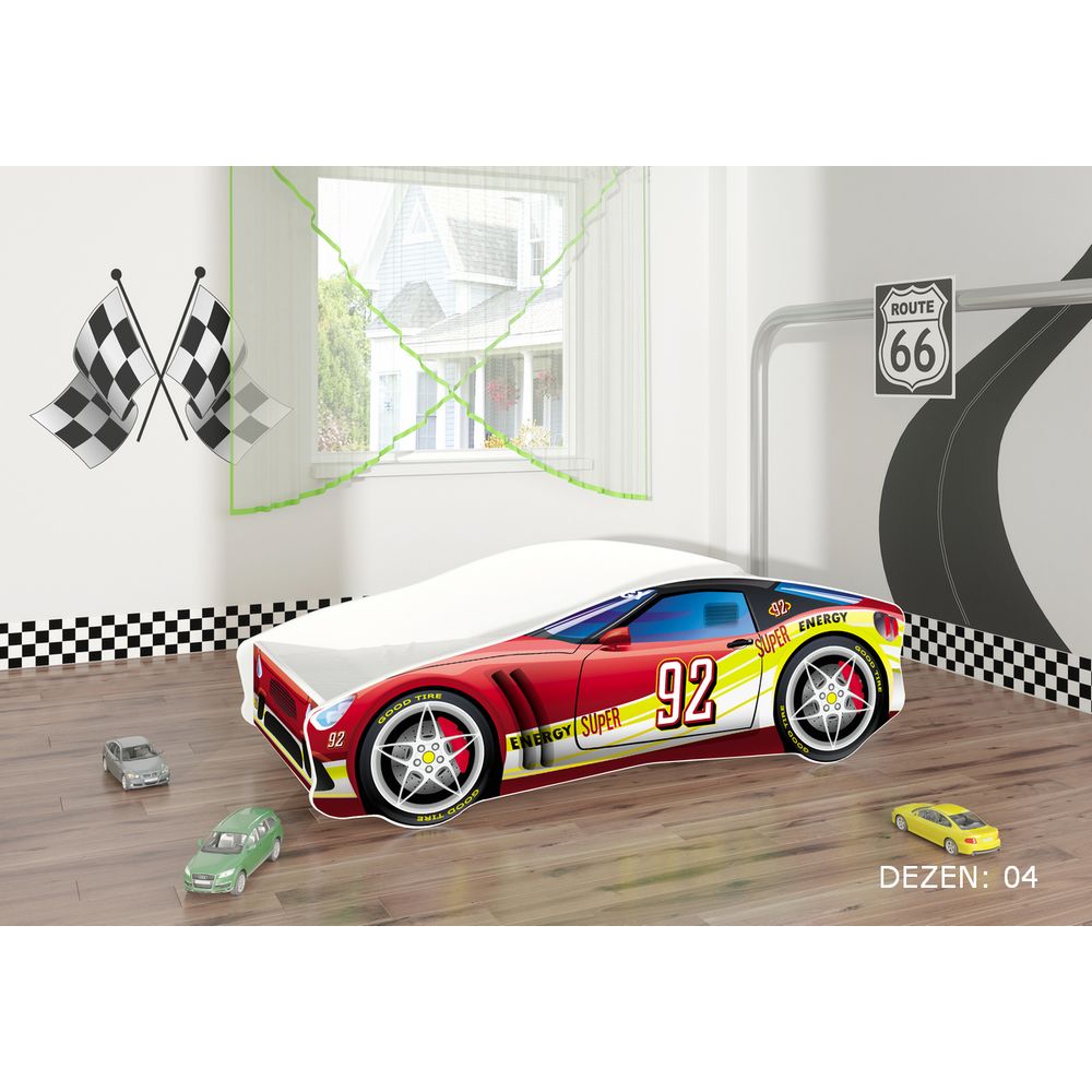 ACMA Dječiji krevet Car - 160x80cm - Dezen 04 slika 2