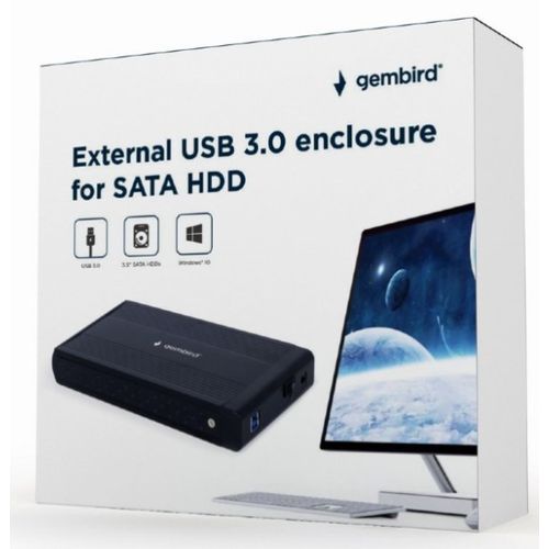 HDD 3.5 * 2TB SET USB 3.0 SATA eksterno kuciste + 2TB WD20EURX WD/ EE3-U3S-3 (4999) slika 1