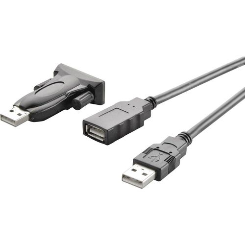 Renkforce USB 2.0, serijsko sučelje adapter [1x muški konektor USB 2.0 tipa a - 1x 9-polni muški konektor D-Sub]  pozlaćeni kontakti slika 4