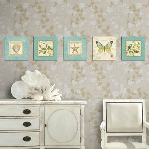 UTB096 Blue
Cream
Green Decorative MDF Painting (5 Pieces)