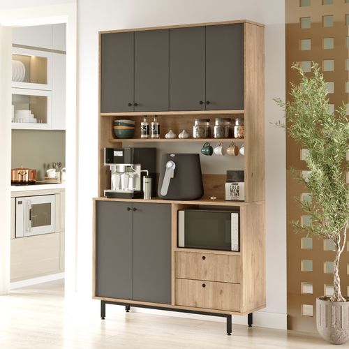 RE7-SA OakAnthracite Multi Purpose Cabinet slika 2