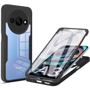 Techsuit – ColorVerse 360 ​​Series obostrana zaštitna maska za Xiaomi Redmi A3 – crna