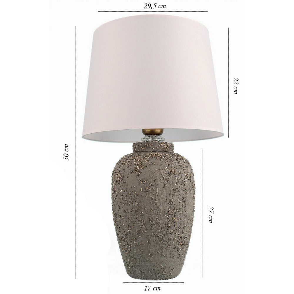 YL701 Siva i Bijela Stolna Lampa slika 3