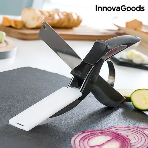 Škare-Nož s Ugrađenom Mini Daskom za Rezanje InnovaGoods slika 2