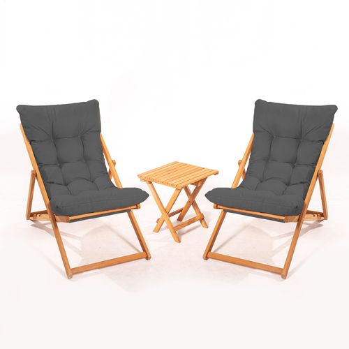 MY005 - Grey Grey
Natural Garden Table & Chairs Set (3 Pieces) slika 1