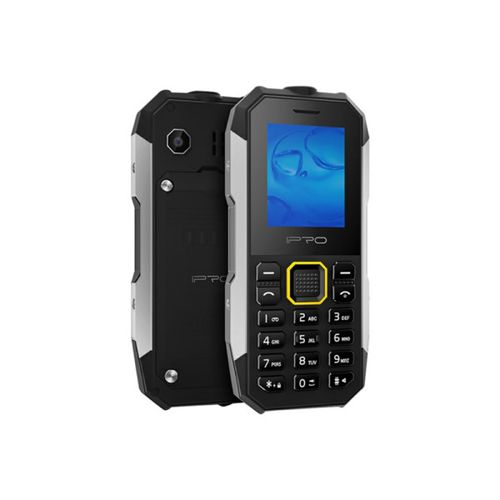 IPRO Shark II black Feature mobilni telefon 2G/GSM/DualSIM/IP67/2500mAh/32MB/Srpski slika 1