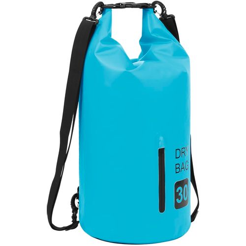 Suha torba s patentnim zatvaračem plava 30 L PVC slika 10