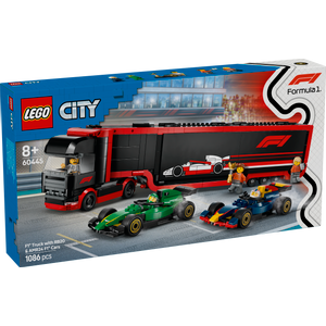 LEGO® CITY 60445 Kamion za F1® s autima RB20 i AMR24 za F1®