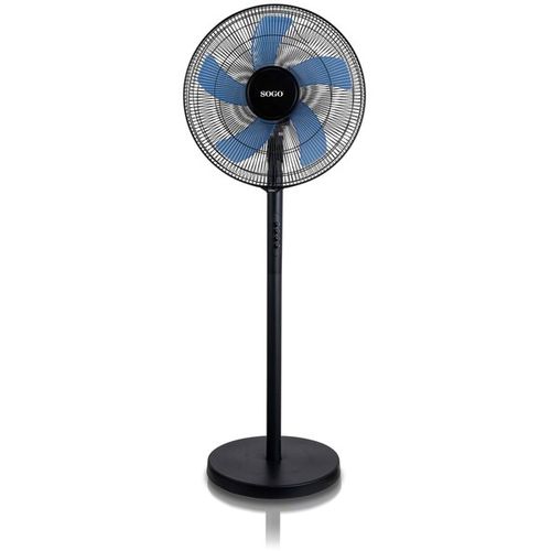 SOGO Samostojeći ventilator 16", 40 cm, oscilacija, okrugla baza, 5 lopatica, 40W slika 1