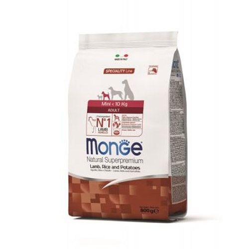 Monge Adult Mini Jagnjetina, Pirinač i Krompir, hrana za odrasle pse 7.5 kg slika 1