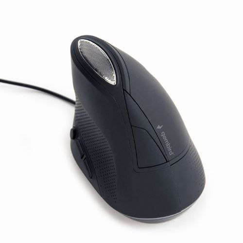 MUS-ERGO-03 Gembird Ergonomic Opticki mis 3600Dpi 6-button black 105mm USB slika 3