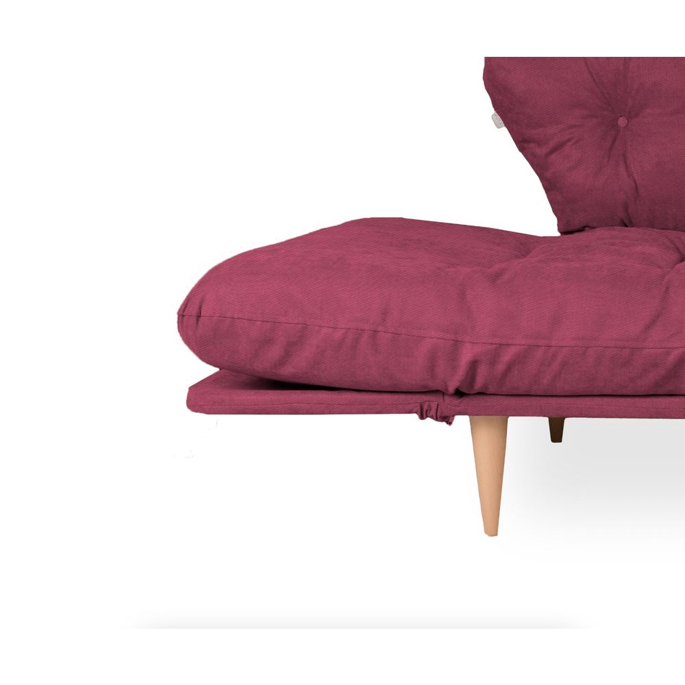 Nina Daybed - Tamno Crvena GR105 Trokrvni Sofa-Krevet slika 7