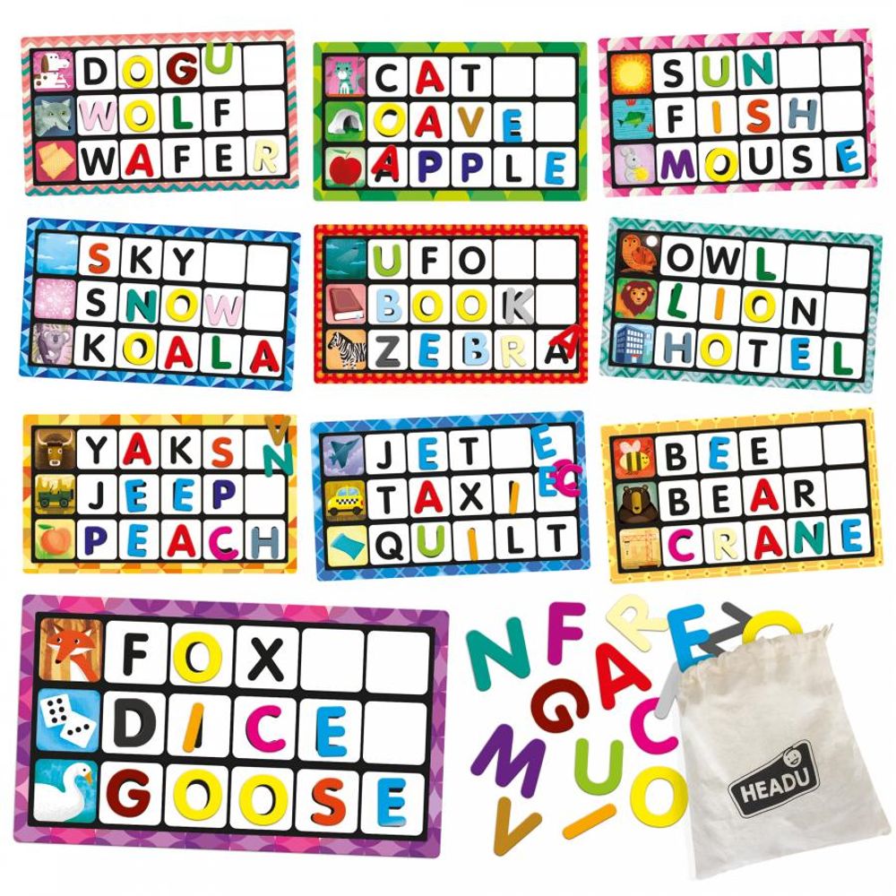 Headu Edukativna igra Montessori Letters & Words 20980 - Slova i riječi slika 2
