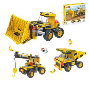 MKK225717 Cogo Kocke za slaganje Bager 3u1, 220kom 