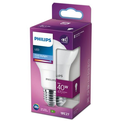 Philips PS758 LED SIJALICA 5W (40W) A60 E27 CDL 6500K FR ND 1PF/10 slika 1