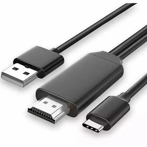 Linkom Kabl TIP C na HDMI + USB 2.0, 2m (povezuje TV + mob) 2m  slika 1
