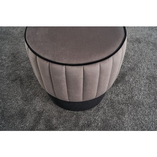 Atelier Del Sofa Tabure, Sivo, Rose Puf - Grey slika 3