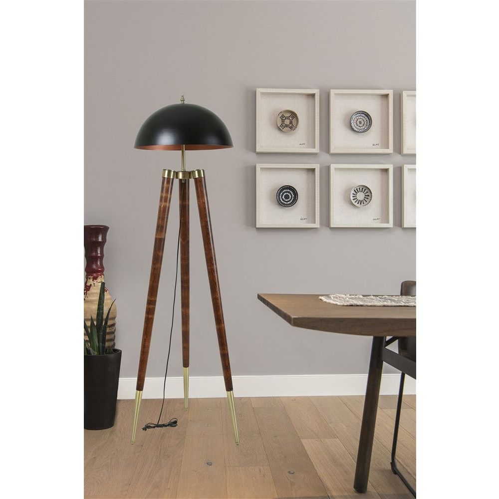 Podna Lampa od Crnog Oraha 8578-1 slika 1