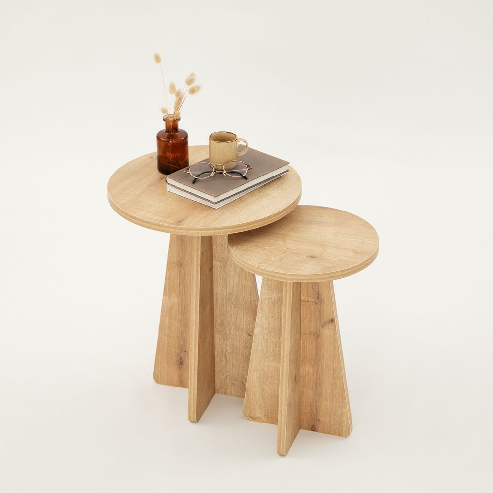 Set Stolića za Gniježđenje Mushroom - Sapphire Oak (2 Komada) slika 3