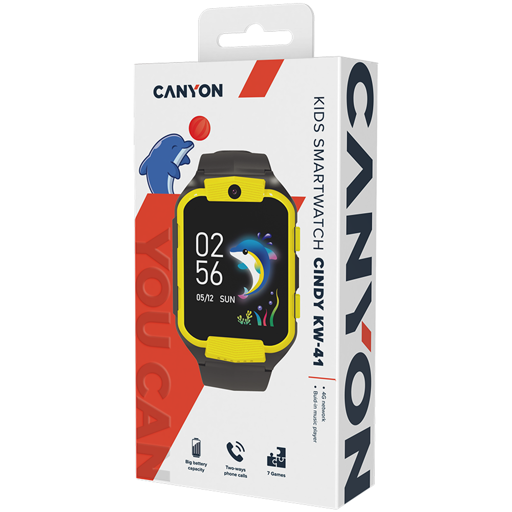 CANYON Cindy KW-41 pametni sat, žuti slika 8