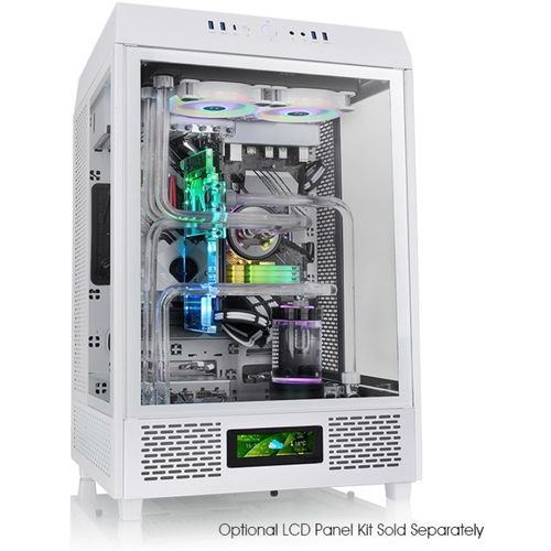 Thermaltake The Tower 500 SnowMid tower case, TG, bijela, 2x Standard 120mm fan slika 3