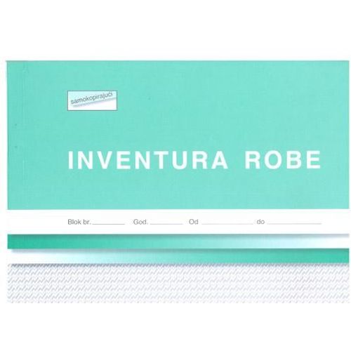 IR-90/NCR INVENTURA ROBE; Blok 90 listova, 21 x 29,7 cm slika 2