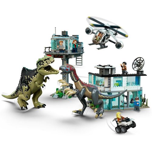 Igra Gradnje + Figurice Lego Jurassic World Attack slika 4