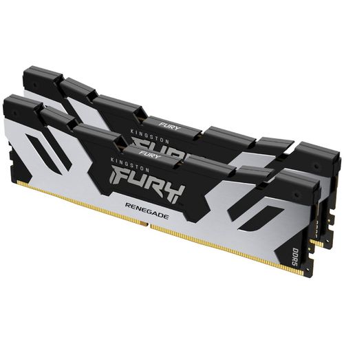 KINGSTON DIMM DDR5 32GB (2x16GB kit) 7600MT/s KF576C38RSK2-32 FURY Renegade Silver/Black XMP slika 1