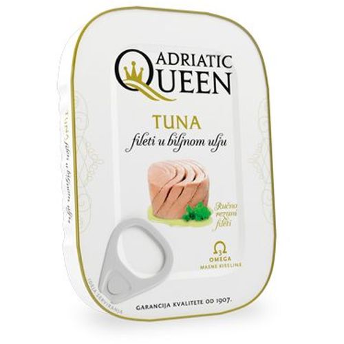 Adriatic queen tuna fileti u biljnom ulju 105g slika 1