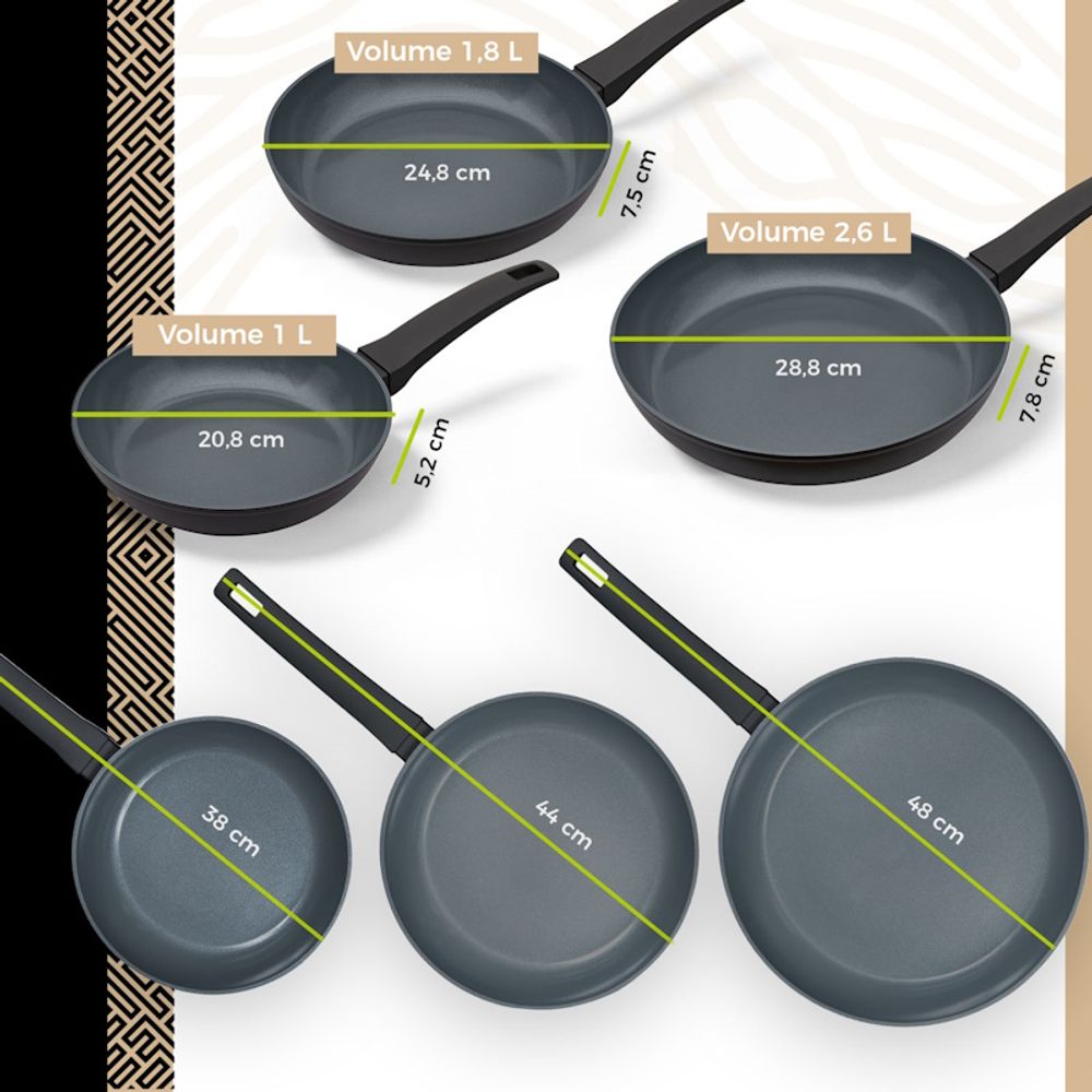 BE Living Set 5 tava Delight Black slika 9