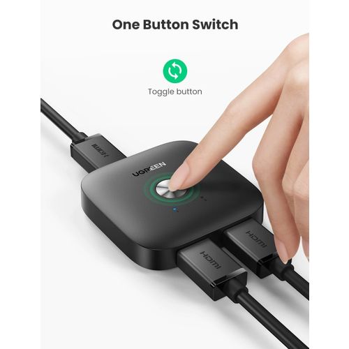 Ugreen HDMI 2x1 unidirekcijski splitter, prekidač - kutija slika 2