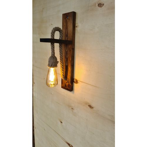 Zidna Lampa od Punog Bora 'Ahşap Aplik 23 Walnut' slika 3