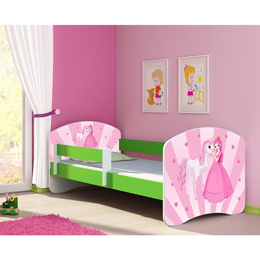 ACMA Dječiji krevet Acma II Green - 160x80cm - Dezen 08 slika 1