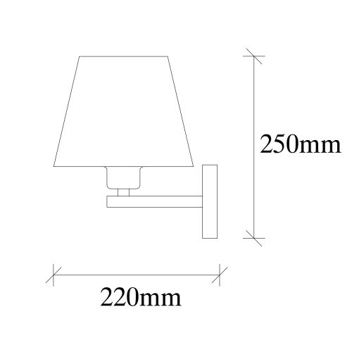 Profil - 4661 Black
Nickel
White Wall Lamp slika 3