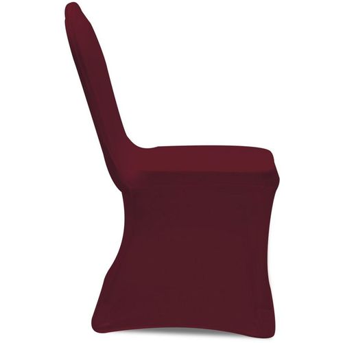 Rastezljiva navlaka za stolice 4 kom Bordo boja slika 5