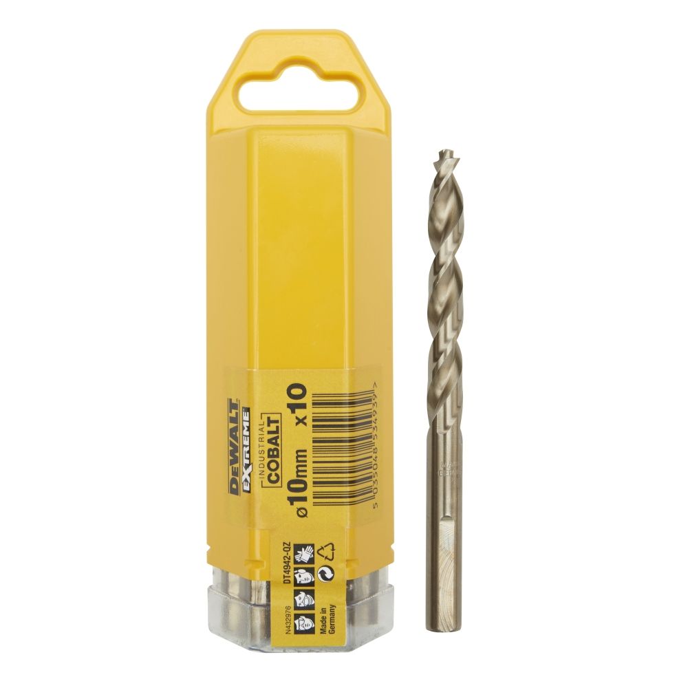Dewalt Svrdlo HSS-E cobalt 10,0X133 BULKX10 DT4942 slika 1