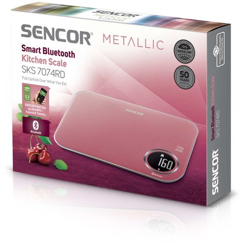 Sencor pametna Bluetooth kuhinjska vaga SKS 7074RD slika 30