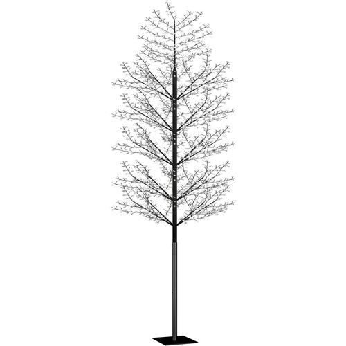 Božićno drvce s 2000 LED žarulja toplo bijelo svjetlo 500 cm slika 2